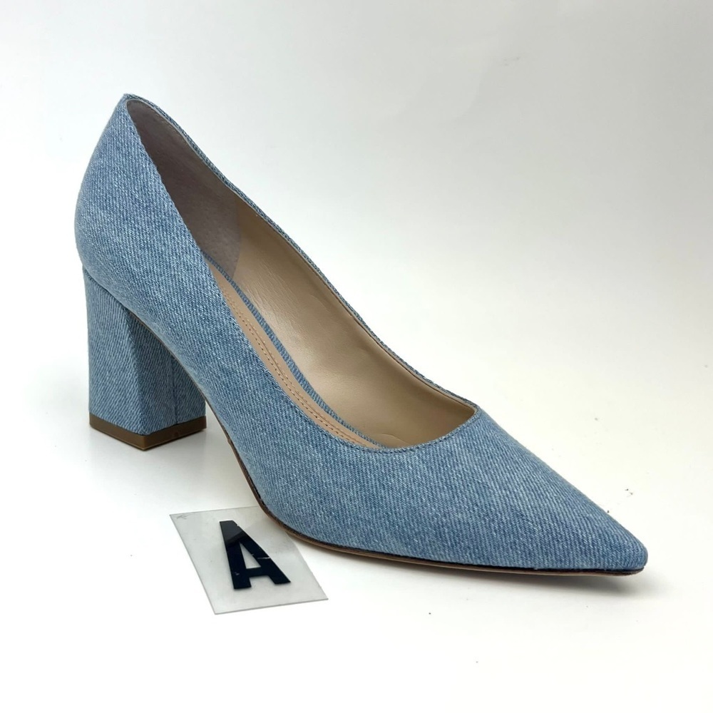 MARC FISHER LTD Denim Zala' Pump sz 5.5